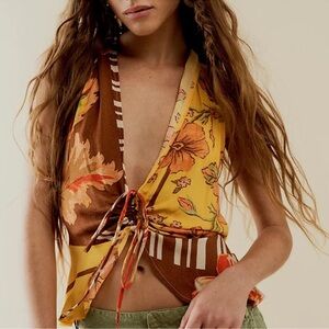 NWT Free People | Hot Tropics Top | Small